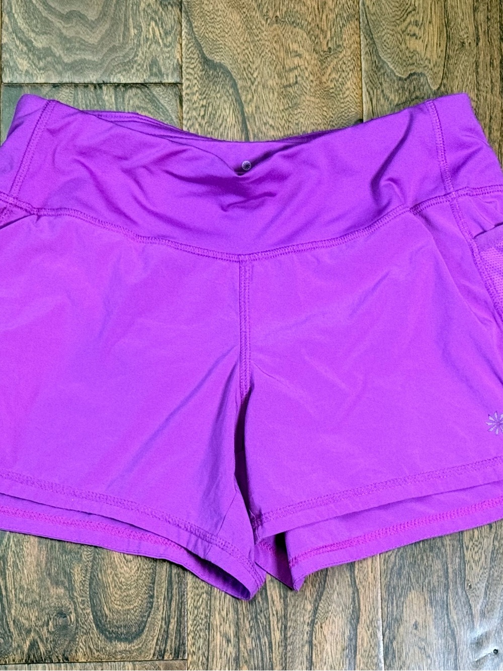 Athleta Bright Purple Performance Running Shorts